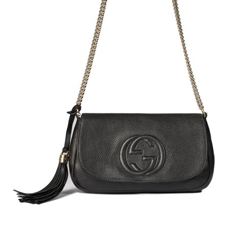 gucci gold chain red body cross bag|gucci black canvas crossbody bag.